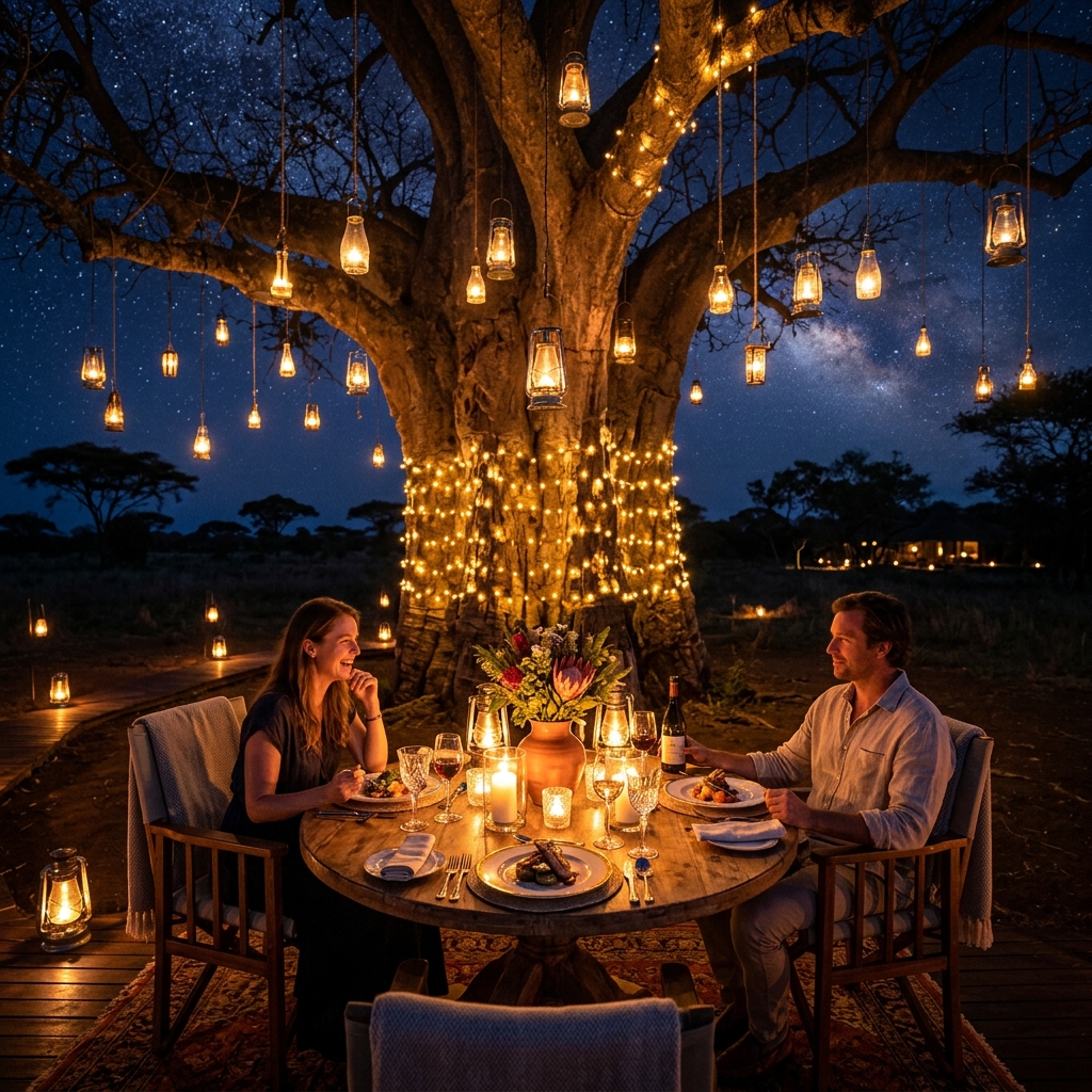 Luxury Safari Baobab Dinner